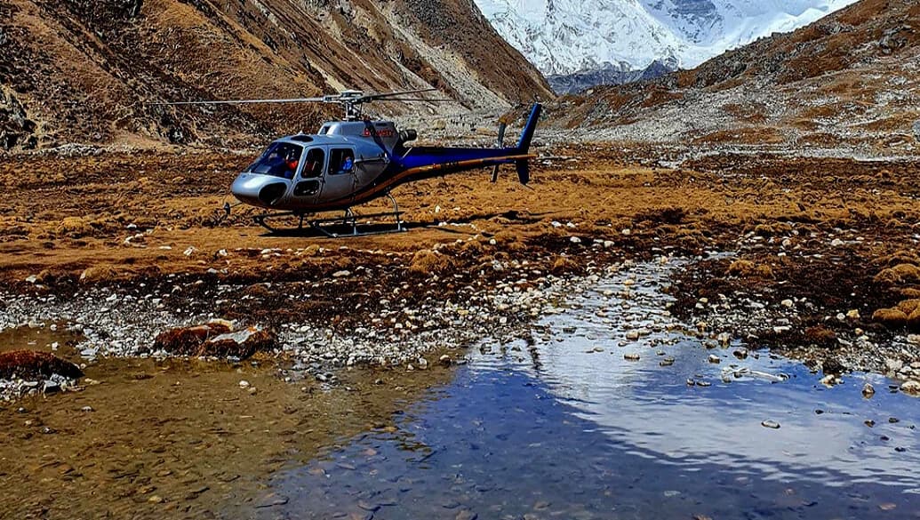 Kathmandu Gokyo Valley Lake Helicopter Flight