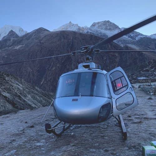 EBC Trek Return Back by Helicopter