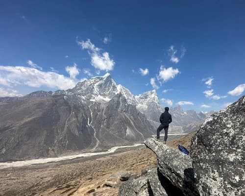 Lobuche View Way To Everest Base Camp Trek