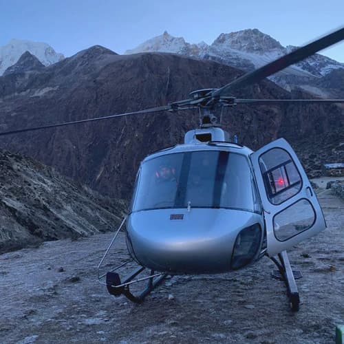 Namche to Kathmandu Helicopter Flight