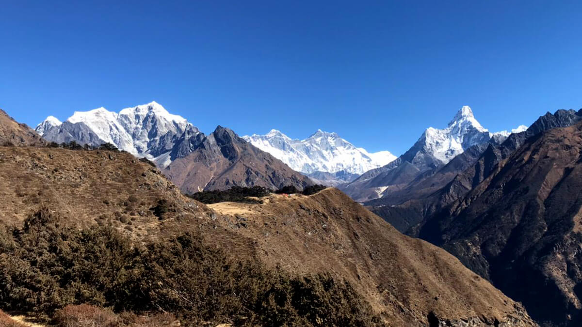 View on the way to Tengboche